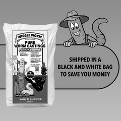 WIGGLE WORM Plus Worm Egg Material Soil Fertilizer For Gardening/Planting, 40 lb