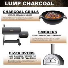 Cowboy 15 Pound Oak & Hickory Lump Charcoal