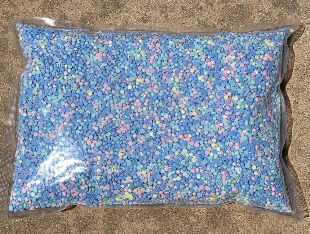 In Wash Laundry Scent Booster Beads Blue Mix 1-Gallon Bag 4lbs For Gift