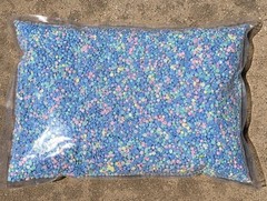 In Wash Laundry Scent Booster Beads Blue Mix 1-Gallon Bag 4lbs For Gift