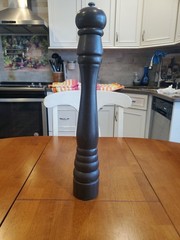 Vintage Peugeot France 18.5″ Wooden Pepper Mill Tall