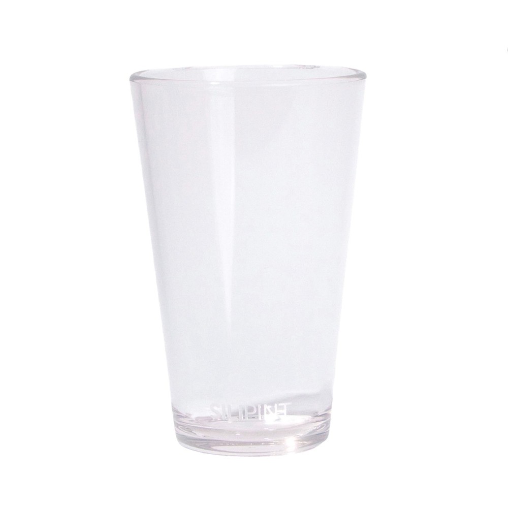 16oz Silicone Pint Glass – Unbreakable BPA-Reusable Silicone Drinking Cup – F…