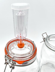 Glass Fermentation Jars 1.5L with Airlocks Weights – Set of 2 FAST / FREE SHIP