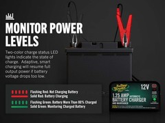 Battery Tender Plus 12V 1.25 AMP Car & Motorcycle Battery Charger and Maintainer