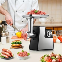 Commercial 3500W Power Electric Meat Grinder Household Sausage Maker Stuffer US