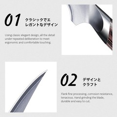 HOSHANHO Ultra Sharp Japanese High Carbon Steel Knife Fillet knife Meat Cleaver
