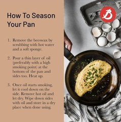 de Buyer 11″ MINERAL B Country Fry Pan 2 Handle Pro Oven Safe