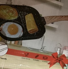Aluminum Egg And Crepe Pan Non Stick New In Box Heat Proof Handle