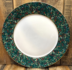 POTTERY BARN 12 DAYS OF CHRISTMAS STONEWARE CHARGER PLATE 14″ RARE!!