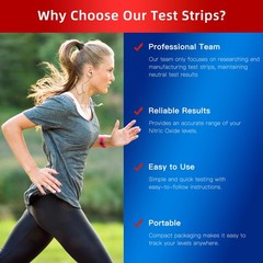 Nitric Oxide Test Strips, Test Salivary Nitrite Levels, Monitoring The Effect…