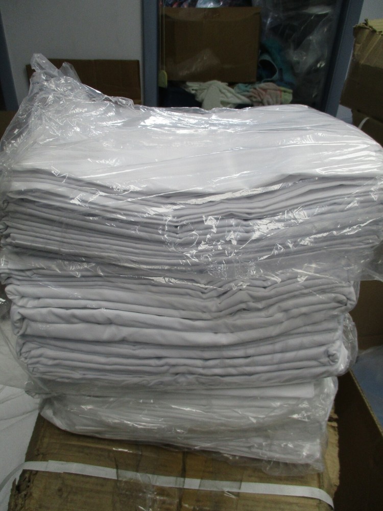 FULL SIZE 54 X 80 X15 XL FULL FITTED SHEET 350 CT 100% ORGANIC COTTON PURE WHITE