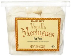 4 Packs Trader Joe’s Vanilla Meringues Cookies Fat Free 7.75 oz Each Pack