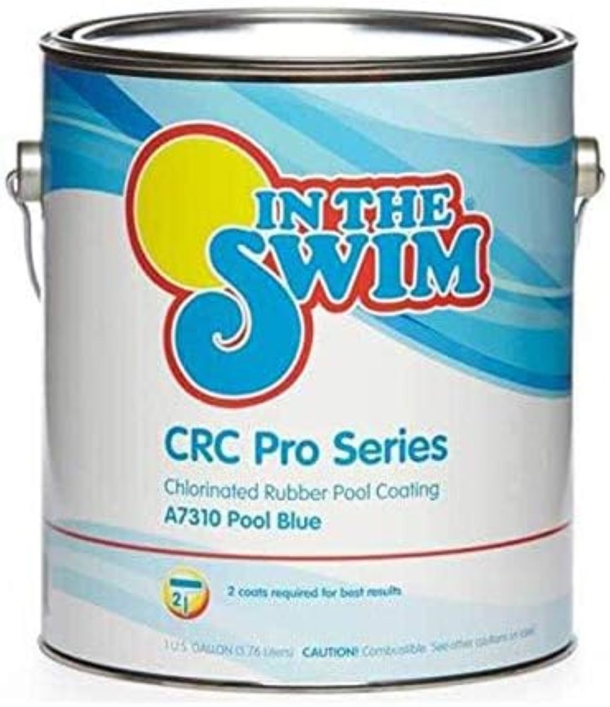 In The Swim A7300 CRC Pro-Series Chlorinated Rubber-Base Pool Deck Paint, White,