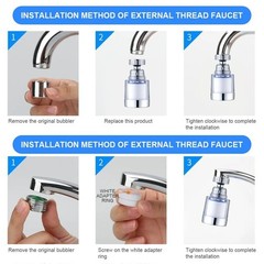 Faucet Water-Filter Element Remove Chlorine Heavy Metals-Filtered Showers