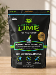 First Saturday Lime 20lb Bag – Monthly Insect Shield – Free Shipping.