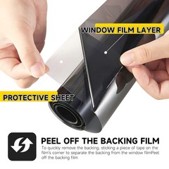 Durable anti-aging one way mirror Reflective window film BUY 1 GET 1 FREE- Add 2