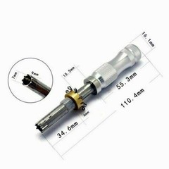 3PCS Tubular 7 Pins Tool Stainless Adjustable Tool 7mm 7.5mm 7.8mm 3 Inner Rods