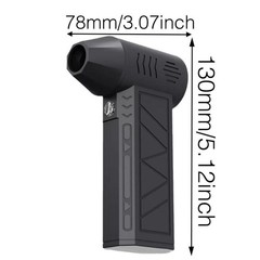 Electric Air Duster Cordless Mini Jet snow Blower Portable Turbo Fan with LED