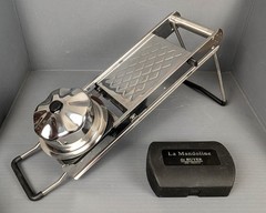 De Buyer LA MANDOLINE -Made In France- Julienne Slicer w/Box, Blades, Etc