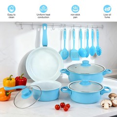 13Pcs Pots and Pans Set Nonstick Cookware Sets Non Stick Induction Cooking Set