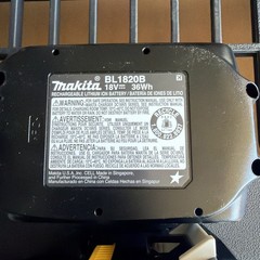 2 NEW Makita LXT 18 Volt 18V BL1820B 2.0Ah Lithium Ion Batteries Li-ion 2 Pack