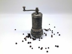 Handmade Turkish Salt Pepper Spice Grinder Mill 4.2in , Pepper Grinder US SELLER