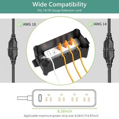 Waterproof Electrical Connection Box Outdoor Weatherproof Extension Cord Box