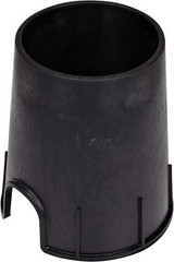6 In Round Valve Box Overlapping ICV Cover Irrigation Control Sprinkler Black