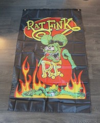 Rat Fink Banner Flag 3×5 feet Hot Rod Speed Shop Auto Mechanic Garage Man Cave