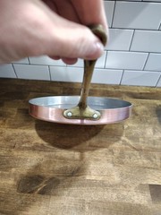Copper 11.25″ Crepe Pan w/ Stainless Steel interior, Made in France