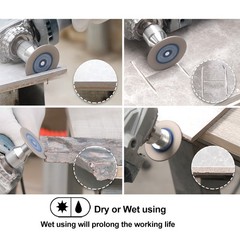 3pcs 5/8 Diamond Cutting Disc 40mm Engraving Saw Blade Carving Marble Granite