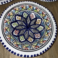 Tunisian Ceramic Bowls Handmade, traditional, colorful, diameter