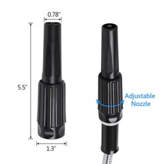 Stainless Steel Metal Garden Water Hose Pipe Flexible Lightweight 25/50/75/100FT