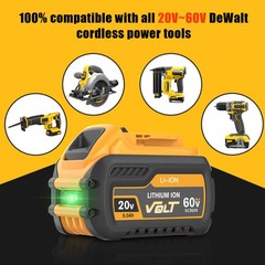 2Pack 12.0AH DCB609-2 For DEWALT DCB612 20V/60V MAX FLEXVOLT Lithium-Ion Battery