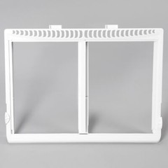 White Crisper Drawer Cover Frame Fit For Frigidaire Refrigerator 240364787 New