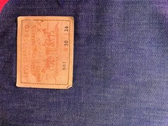 Vintage Levi’s 501 Denim (4) Placemat 20×12.5″