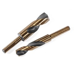 XtremepowerUS 8-Pieces Jumbo Silver & Deming Drill Bit Set Index 9/16″ To 1″