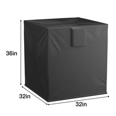 Waterproof Air Conditioner Cover Heavy Duty Central AC Outdoor Protector Square