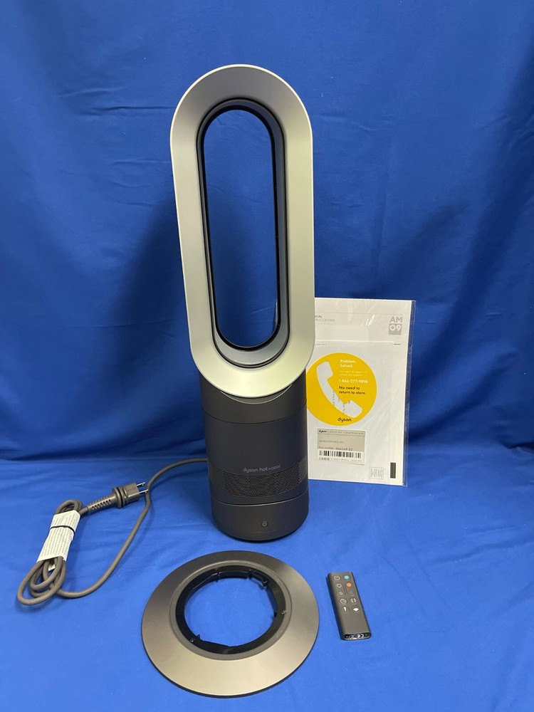 Dyson AM09 Hot + Cool Fan Heater – Iron/Silver