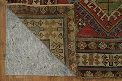 Pre-1900 3×8 Antique Oriental Runner Wool Runner Rug in Multicolor