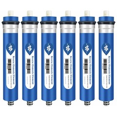 6 Pack 100/150 GPD RO Membrane Reverse Osmosis Purifier Water Filter Replacement