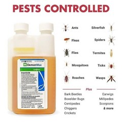 16 Oz Demon Max Pest Insect Control Insecticide 25.3% No Shipping to NY CT or VT