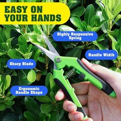 Pruning Shears Garden Scissors 4 Pack Stainless Steel Hand Pruners for Plants