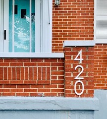 8 inch Modern House Address Numbers Letters, color choices