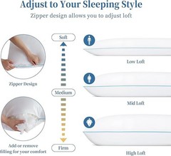 20×54Inch Memory Foam Full Body Pillow for Adults Soft Large Long Bed Pillow