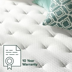 Zinus Pressure Relief Extra Firm Hybrid Mattress Comfort Foam and Pocket Spring