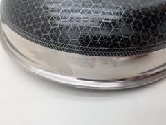 HexClad 8″ FRYING PAN with LID 8-Inch 8 Hybrid Non-Stick – Used