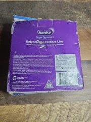 Minky Retractable Clothesline 7.68 in x 1.77 in x 6.10 in Extend 49ft NEW