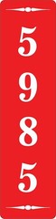 Personalized Aluminum Metal Address Sign Customized With Custom Text 3″ x 12″