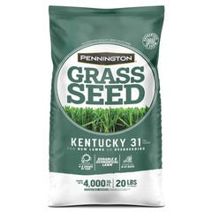 Pennington Kentucky 31 Tall Fescue Grass Seed Sun to Partial Shade 20 lb Bag New